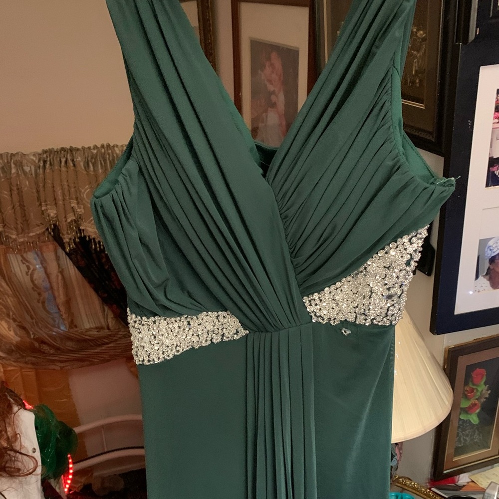Dark Green Dress